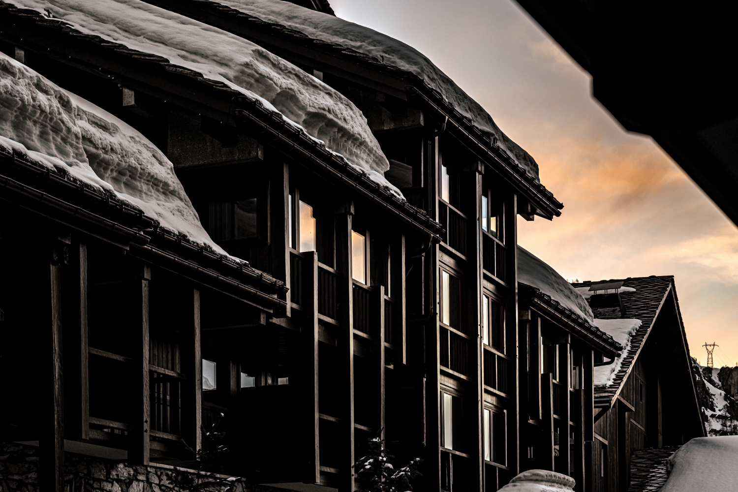 Experimental Chalet Val d'Isère exterior