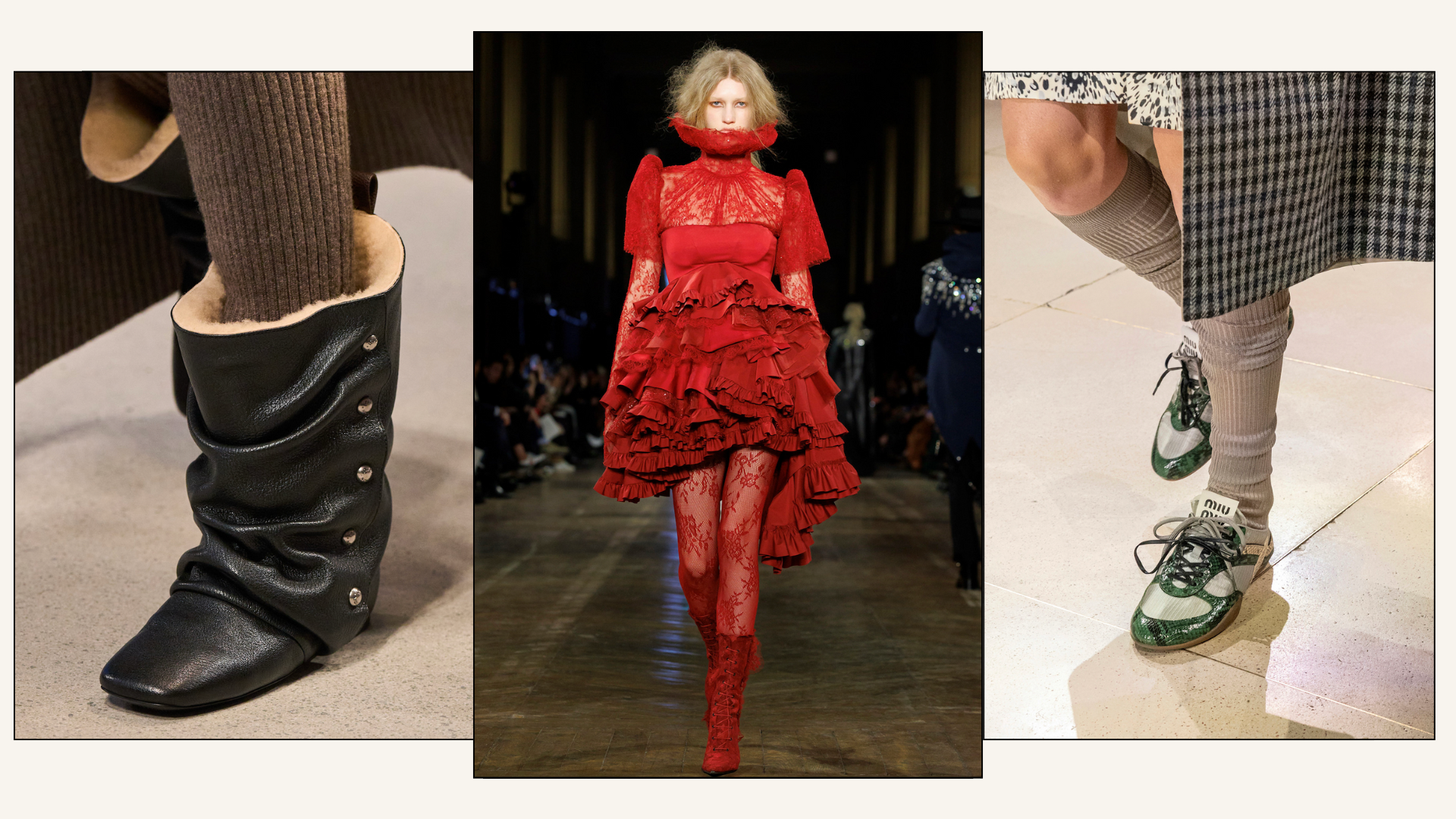 Louis Vuitton/McQueen/Miu Miu