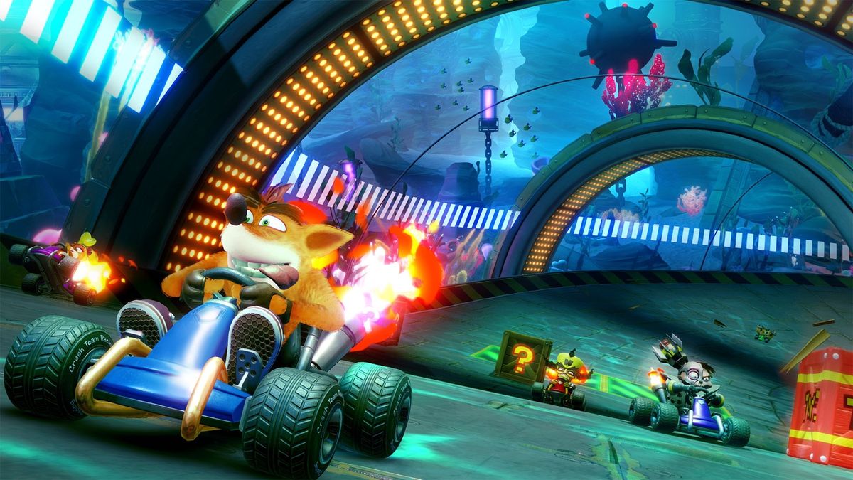 Crash Team Racing Nitro-Fueled underwater stage