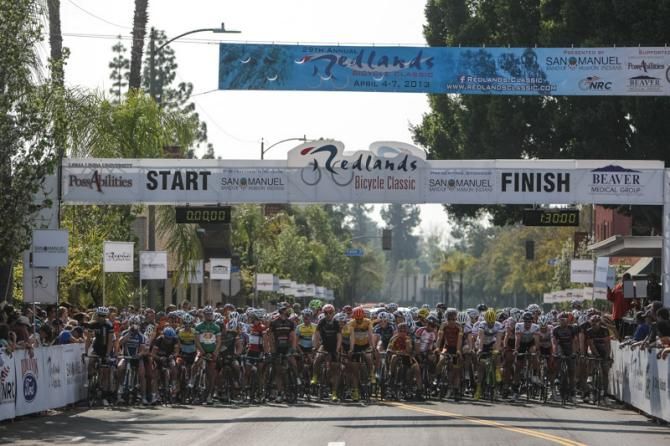 The mens field gets ready for the start.