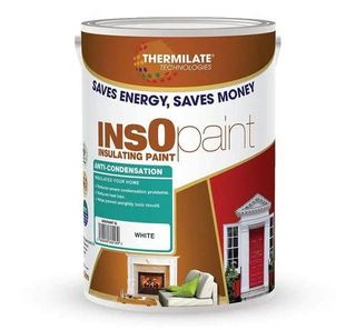 Thermilate Insopaint Advance Energy Saving Paint Keep Room Warm | 5l in 24 Colours | Tough Acrylic Emulsion Wall Ceiling Paint | Anti Condensation Dove Grey