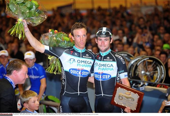 Omega Pharma-QuickStep's Mark Cavendish and Iljo Keisse