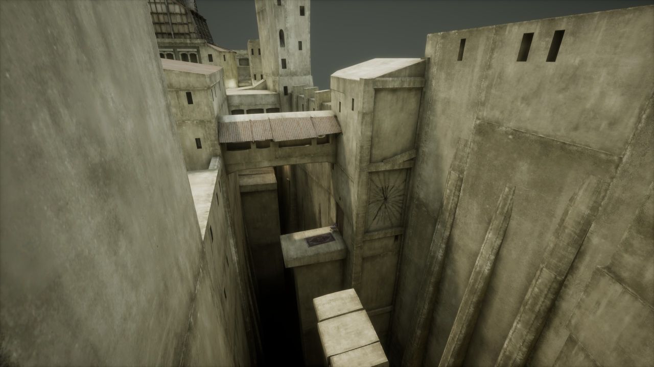 Vholume Brutalist cityscape