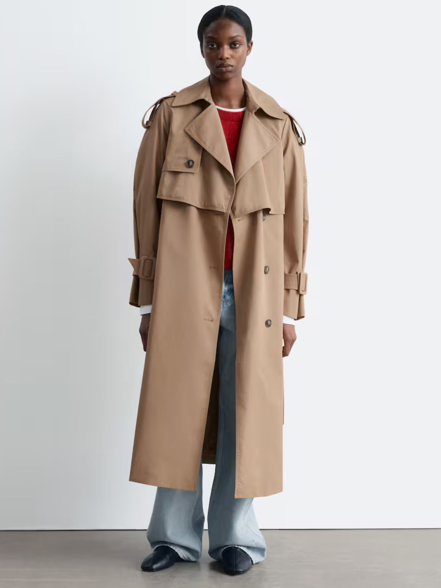 &amp;amp; Other Stories Belted Trench Coat
