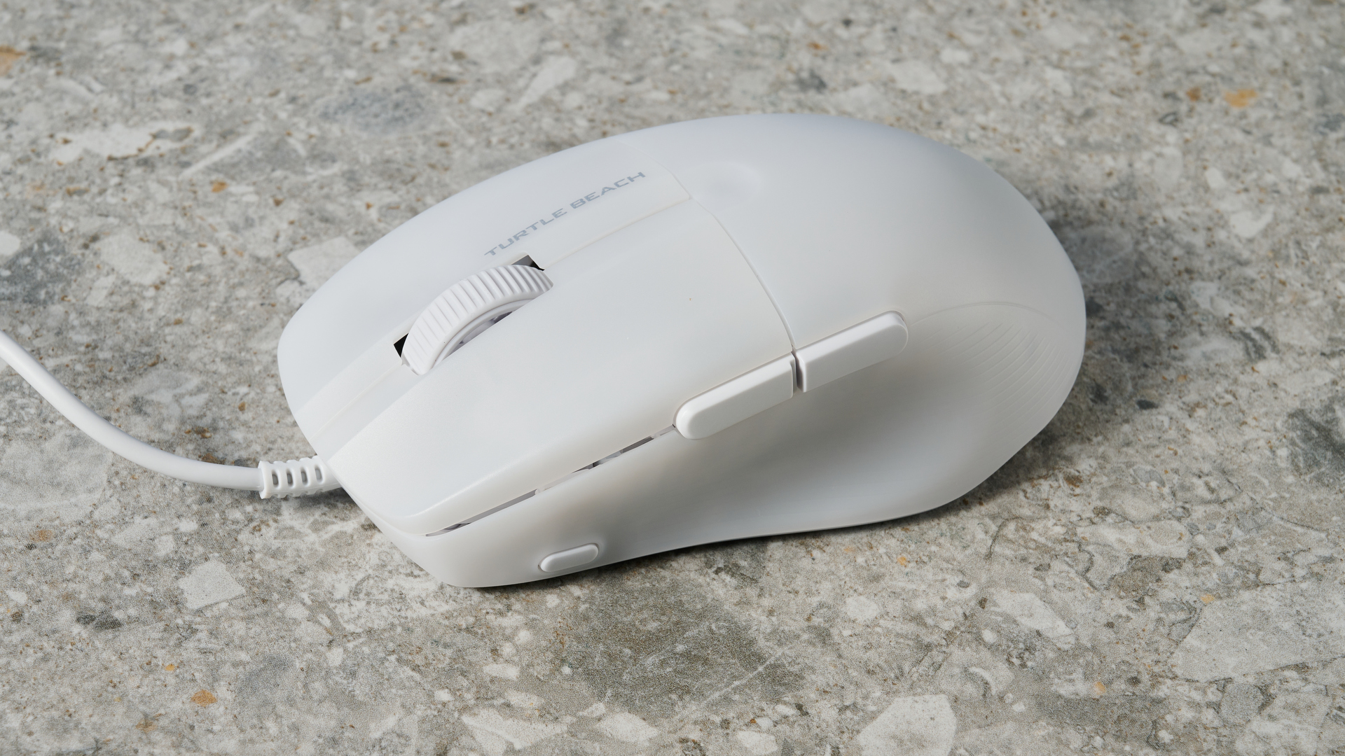 Photograph of Turtle Beach Pure SEL wired gaming mouse in white