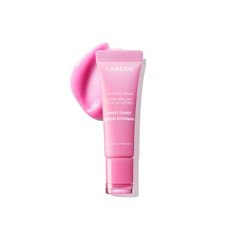 Laneige Lip Glowy Balm: Sheer Tinted Lip Treatment Balm Tube With Shea &amp;amp; Murumuru Butters for Hydrating, Moisturizing, Glossy, Non-Sticky Shine, Berry | Korean Skin Care, Sweet Candy
