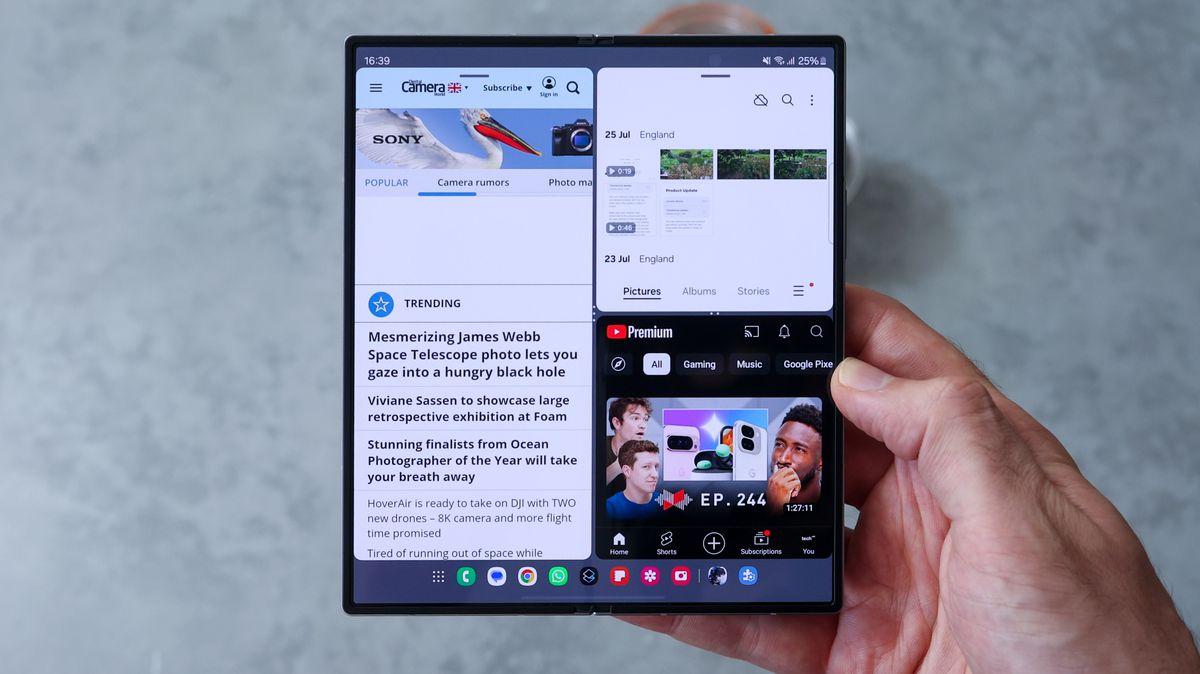A photo of the Samsung Galaxy Z Fold 6