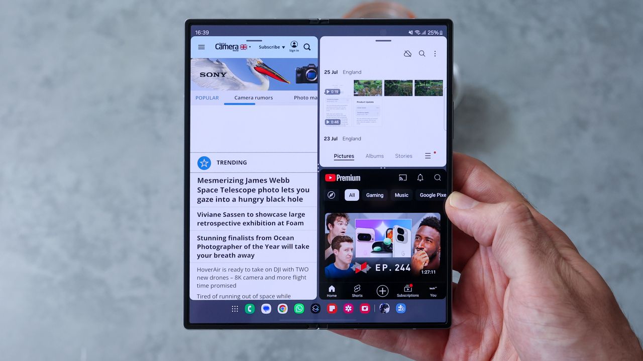 A photo of the Samsung Galaxy Z Fold 6