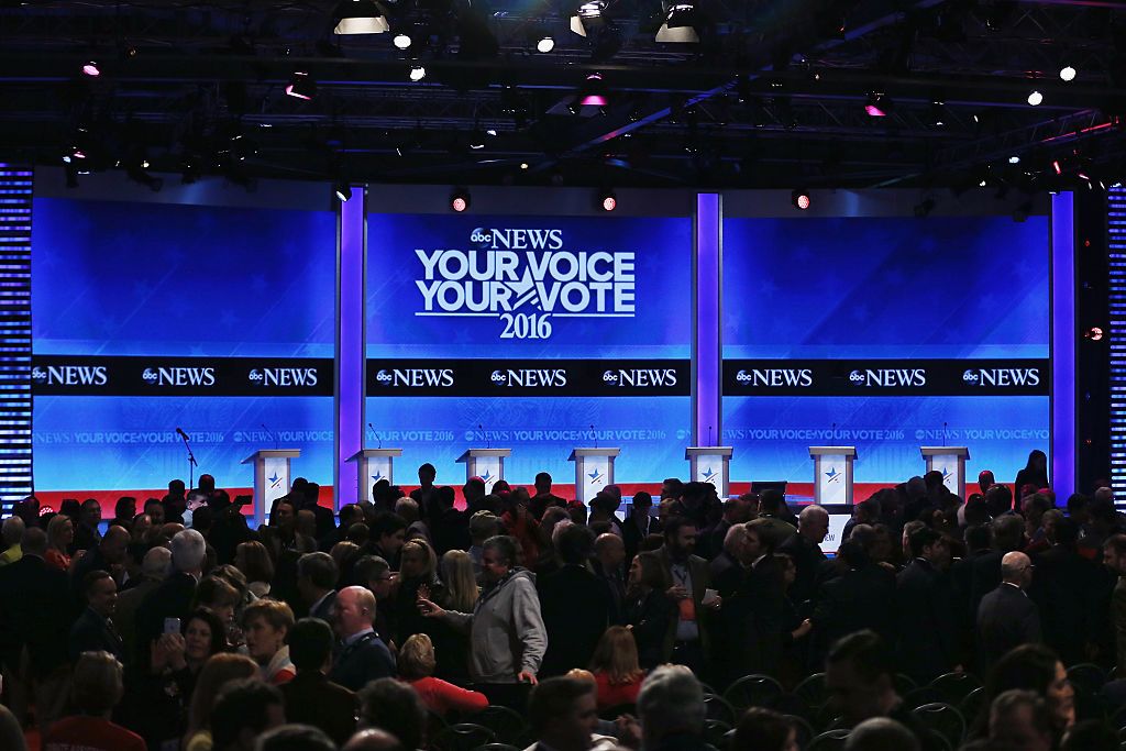 ABC News GOP debate stage