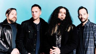 Coheed & Cambria studio portrait