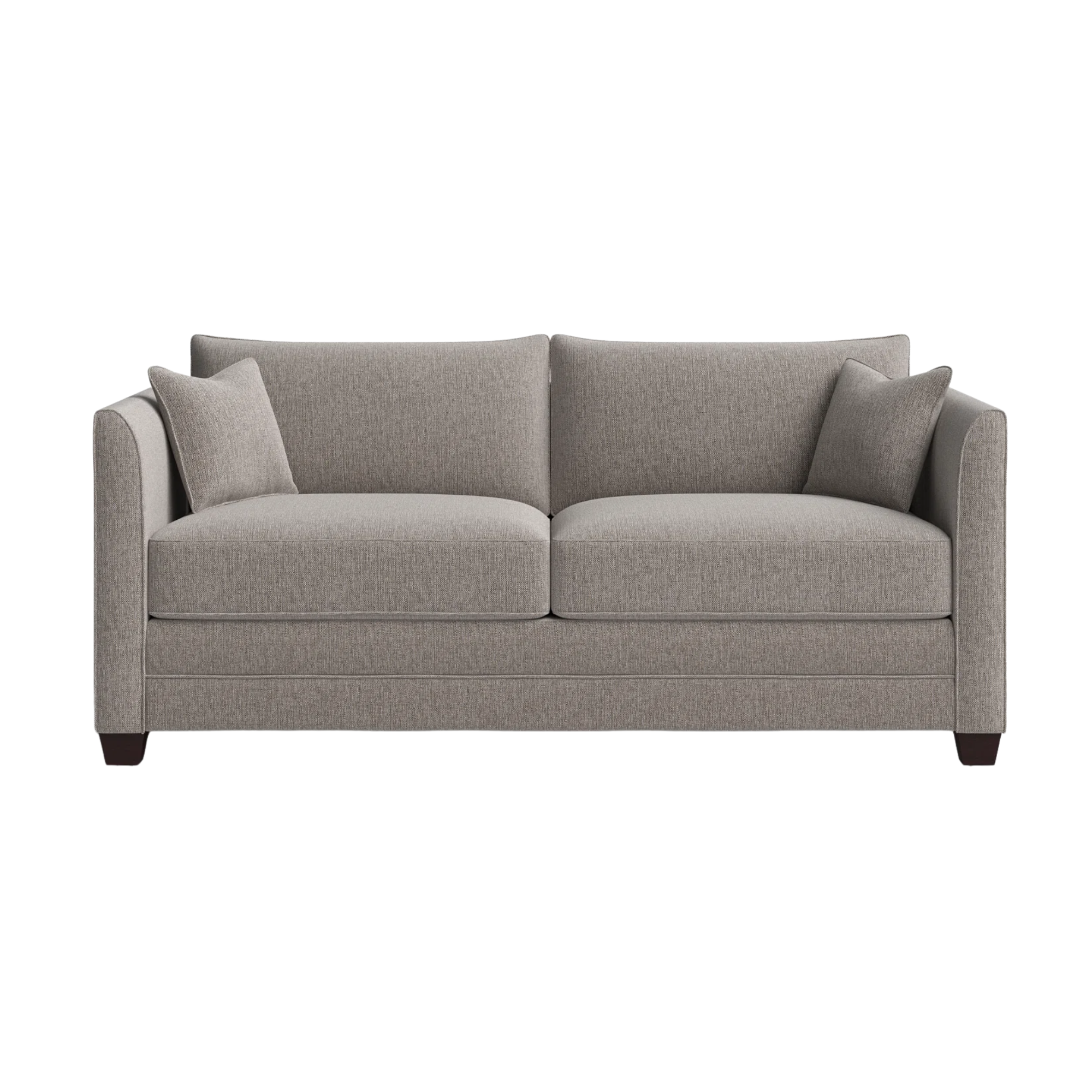 a gray sleeper sofa