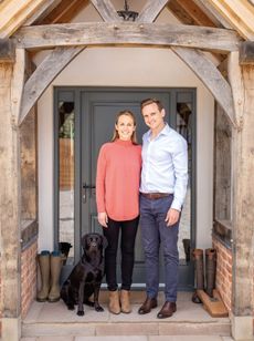 Helen and Charlie Mills find that nothing compares to their oak-frame home.