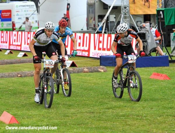 Paul Van Der Ploeg (Felt Oetztal X - Bionic Team) and Thomas Litscher (Felt Oetztal X - Bionic Team) in 1/2 finals