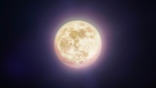 The moon is the only satellite of the earth., stock photo of the moon.