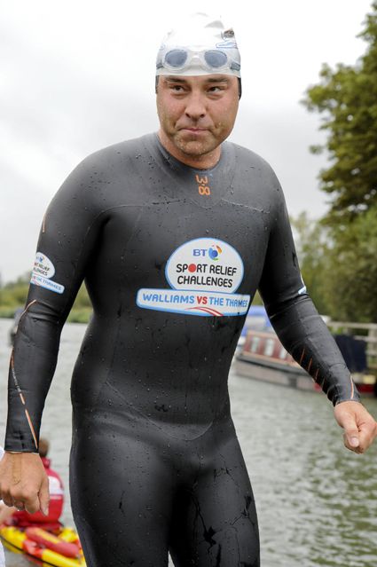 David Walliams comes down with &#039;Thames tummy&#039;