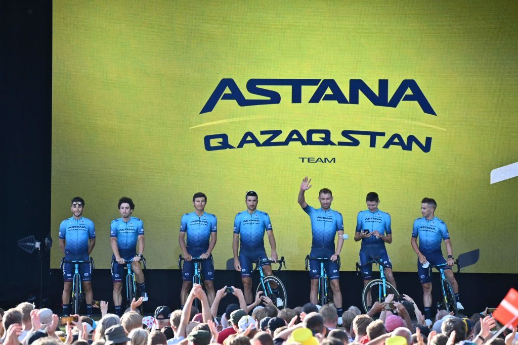 Illustration shows the team presentation ahead of the 109th edition of the Tour de France cycling race in Copenhagen Denmark Wednesday 29 June 2022 This years Tour de France takes place from 01 to 24 July 2022 and starts with three stages in DenmarkBELGA PHOTO DAVID STOCKMAN Photo by DAVID STOCKMAN BELGA MAG Belga via AFP Photo by DAVID STOCKMANBELGA MAGAFP via Getty Images