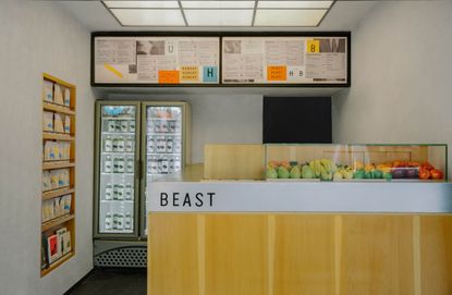 Hungry Beast heathfood restaurant in Mexico City, designed by SAVVY studio