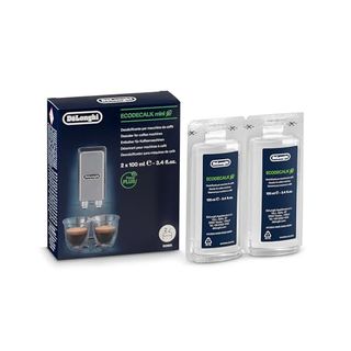 De'longhi Ecodecalk Mini Descaler Dlsc200, 2 Decalcification Doses, Coffee Machine Descaler, Coffee Machine Maintenance Accessory, Plant-Based Ingredients, 2x100ml, White