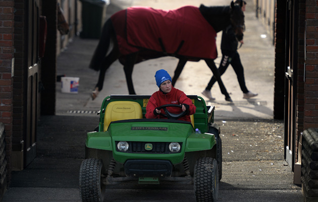You can feel the buzz behind the scenes at the stables