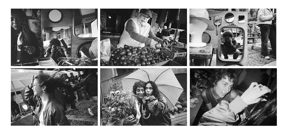 A sampling of images from the QuickSnap Black and White