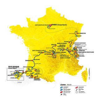 Tour de France 2023 route