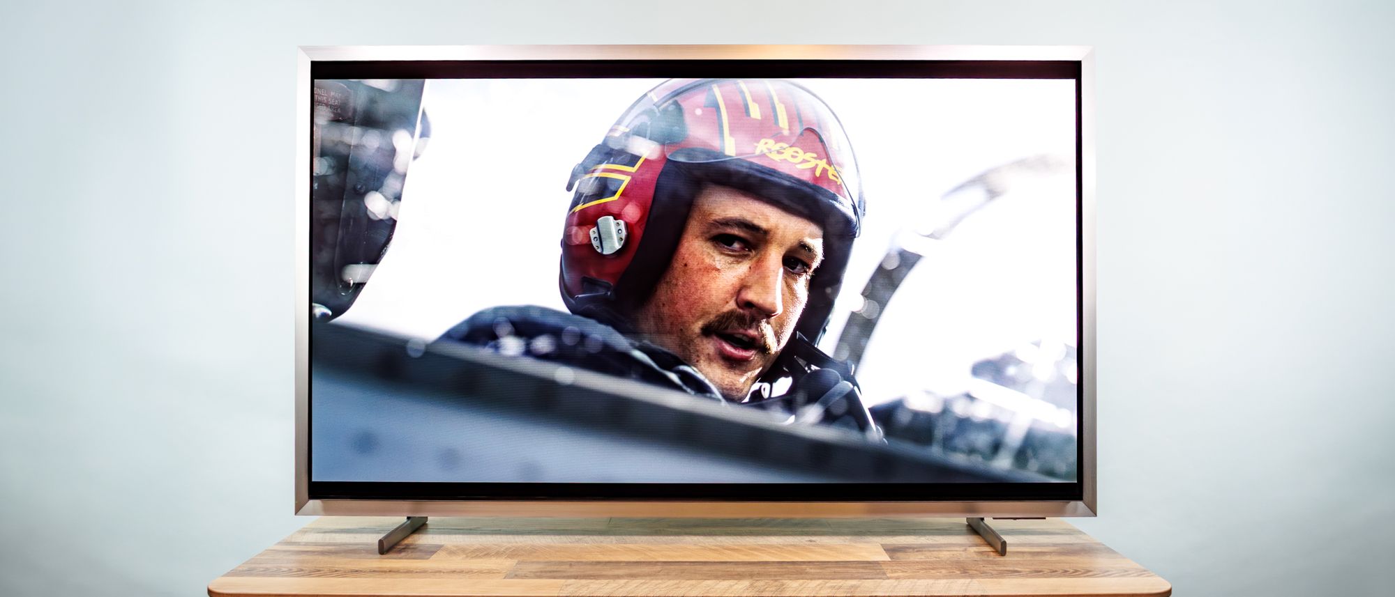 Samsung S95H OLED TV on a desk