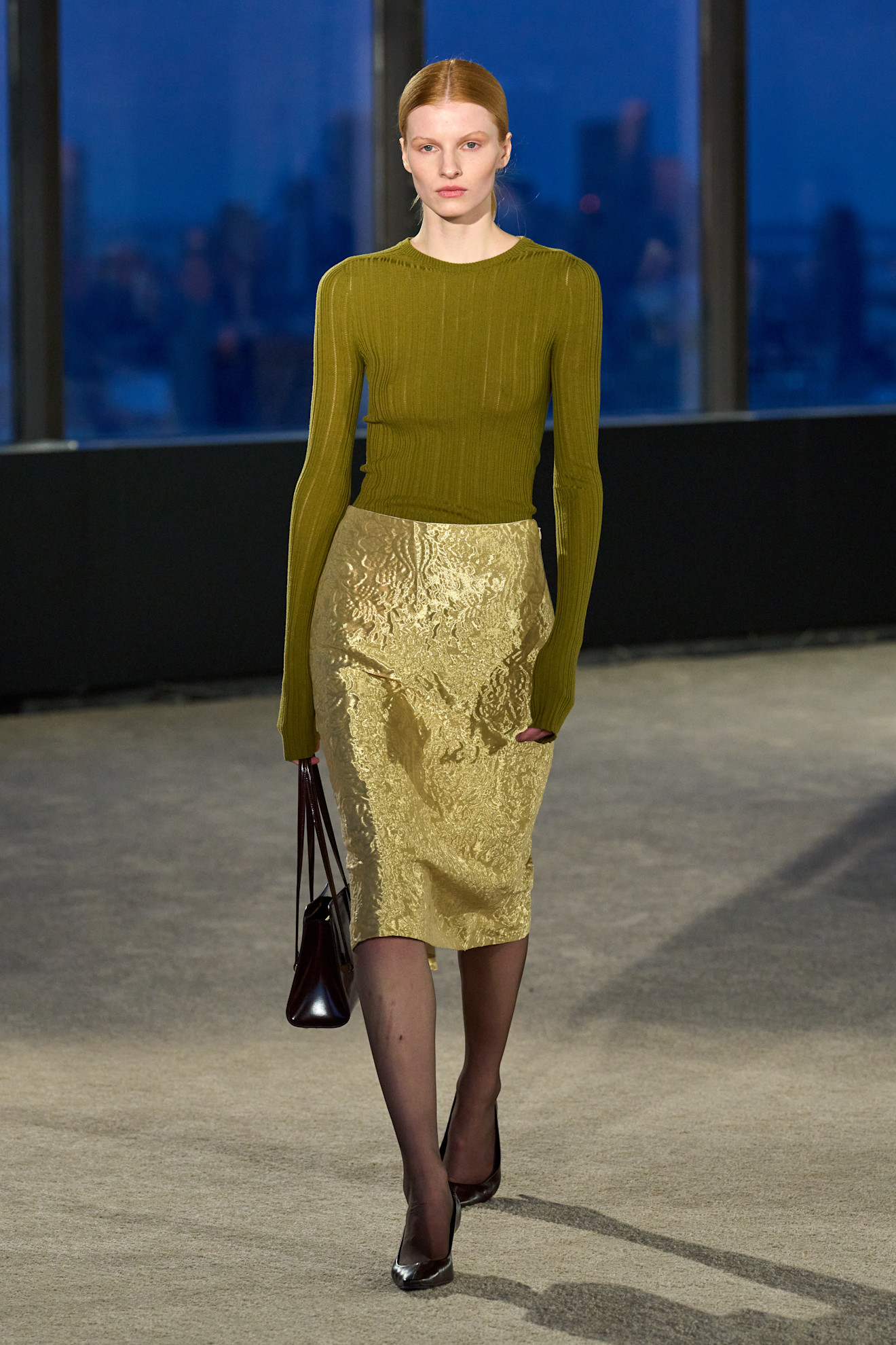 Skirt trend on a fall/winter 2026 runway.