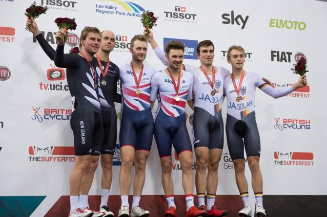 Great Britain take gold in the Madison