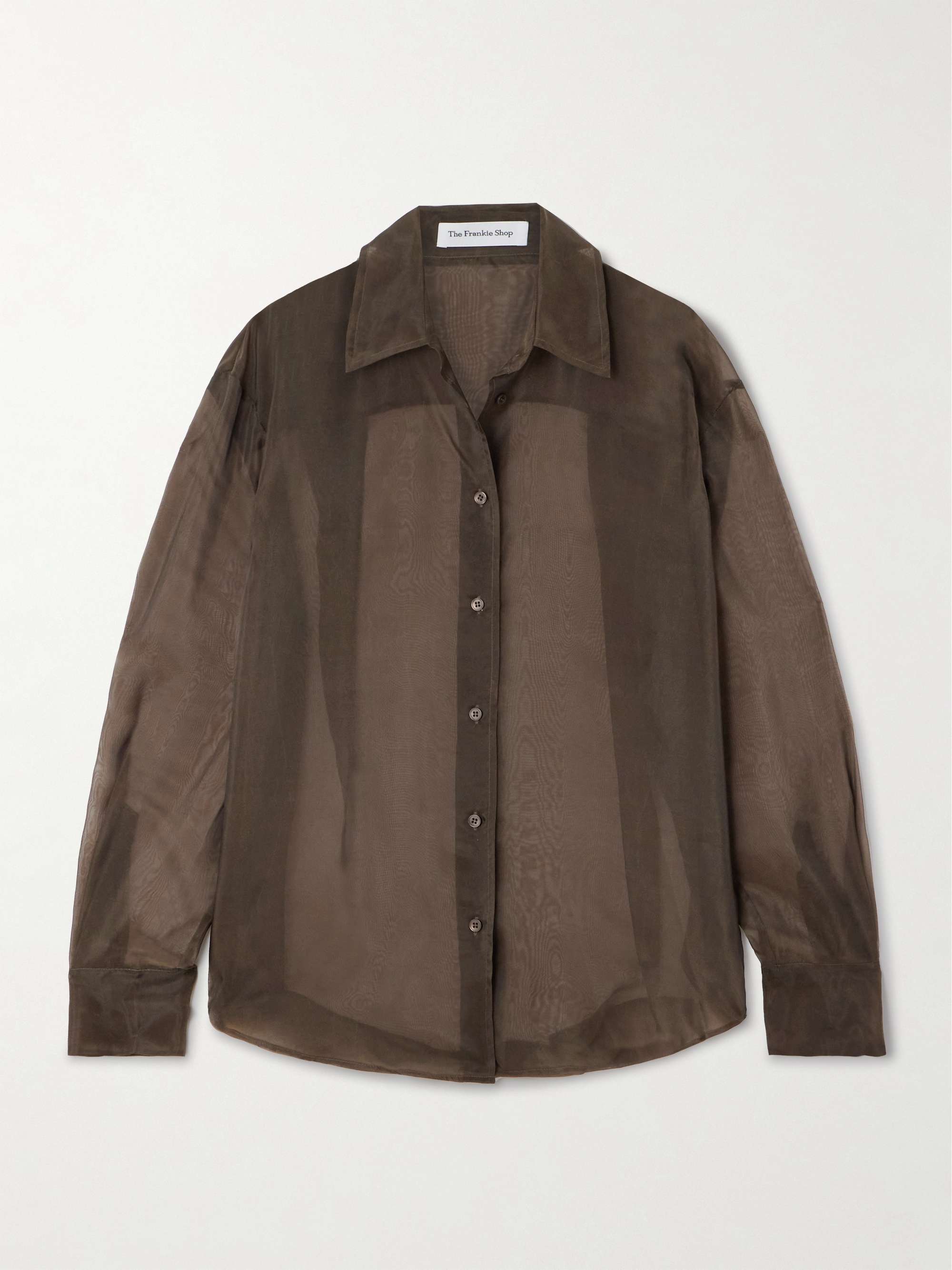 Peri Silk-Blend Organza Shirt