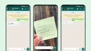 an image of WhatsApp disappearing messages 