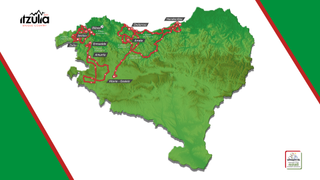 Itzulia Basque Country 2021 route map