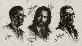 John Wick game sketches