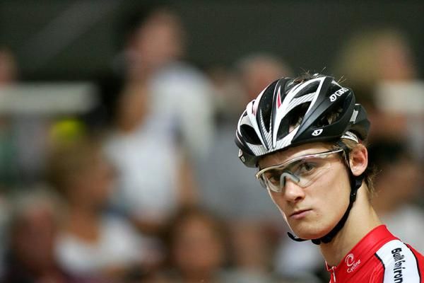 Matthew Glaetzer (SA) had his mind on the job before winning his sprint heat.