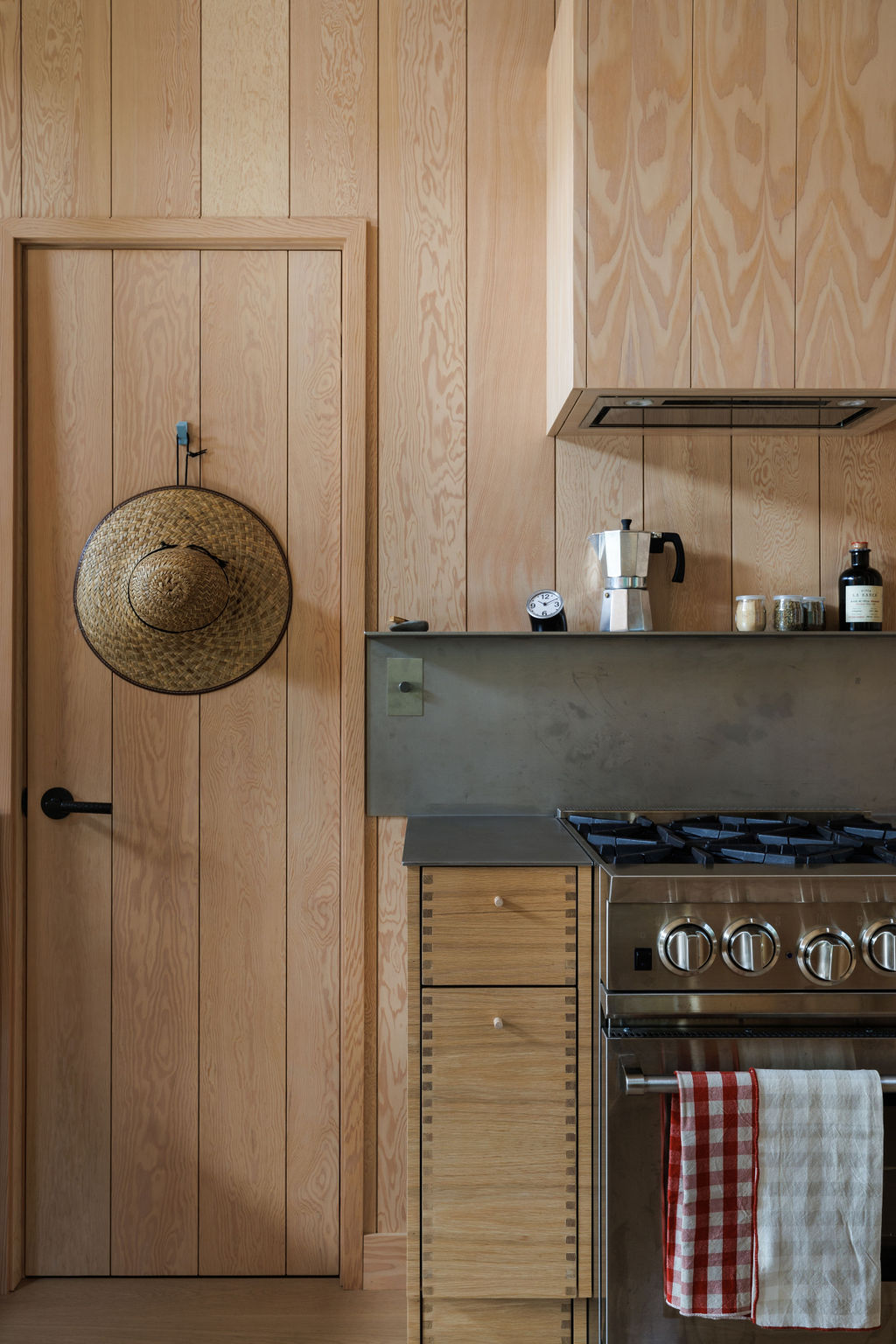 Wood-lined Canadian cabin interiors