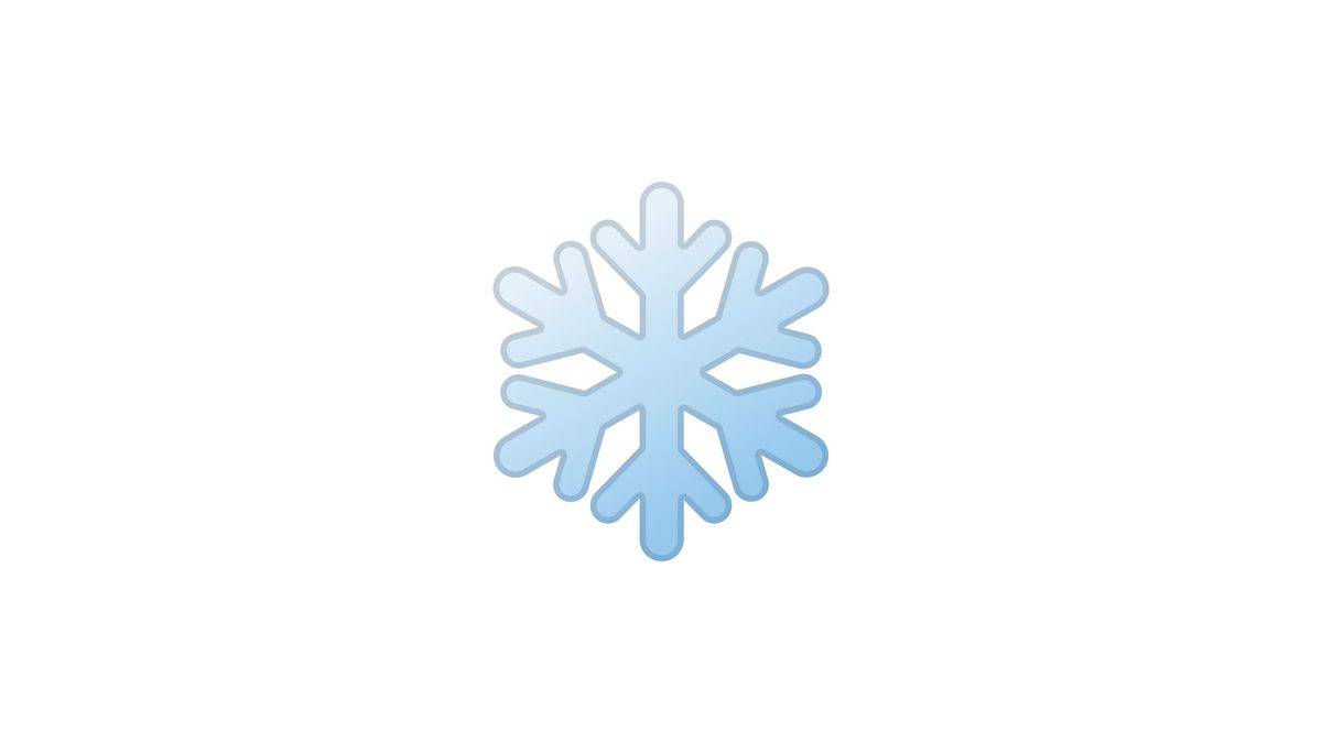 Snowflake emoji