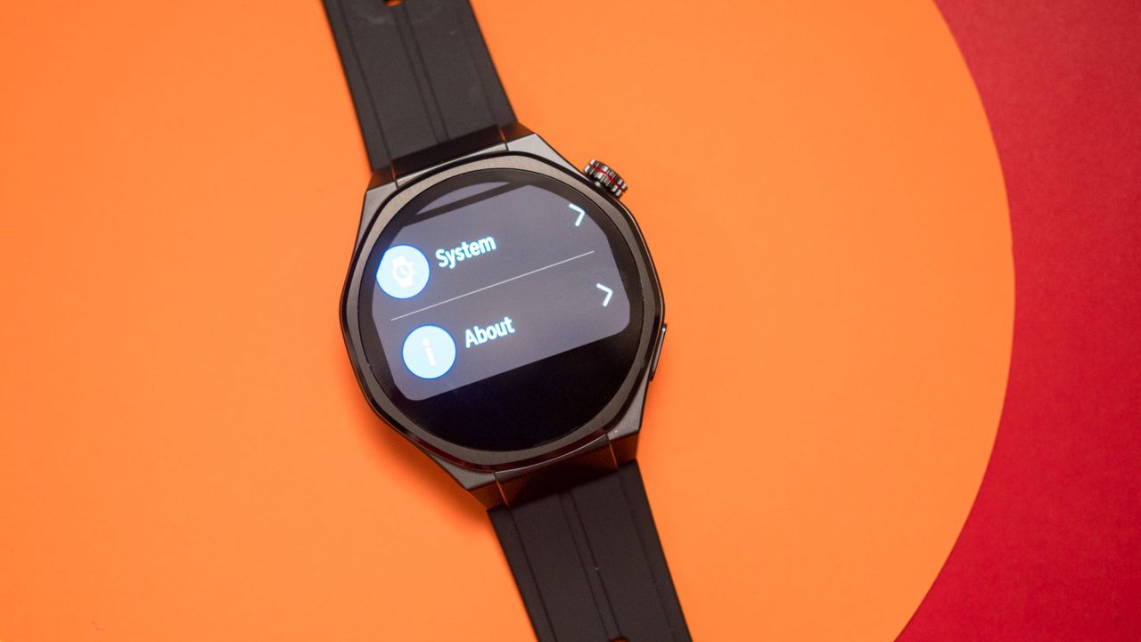 Honor Watch 5 Ultra About menu in the system settings
