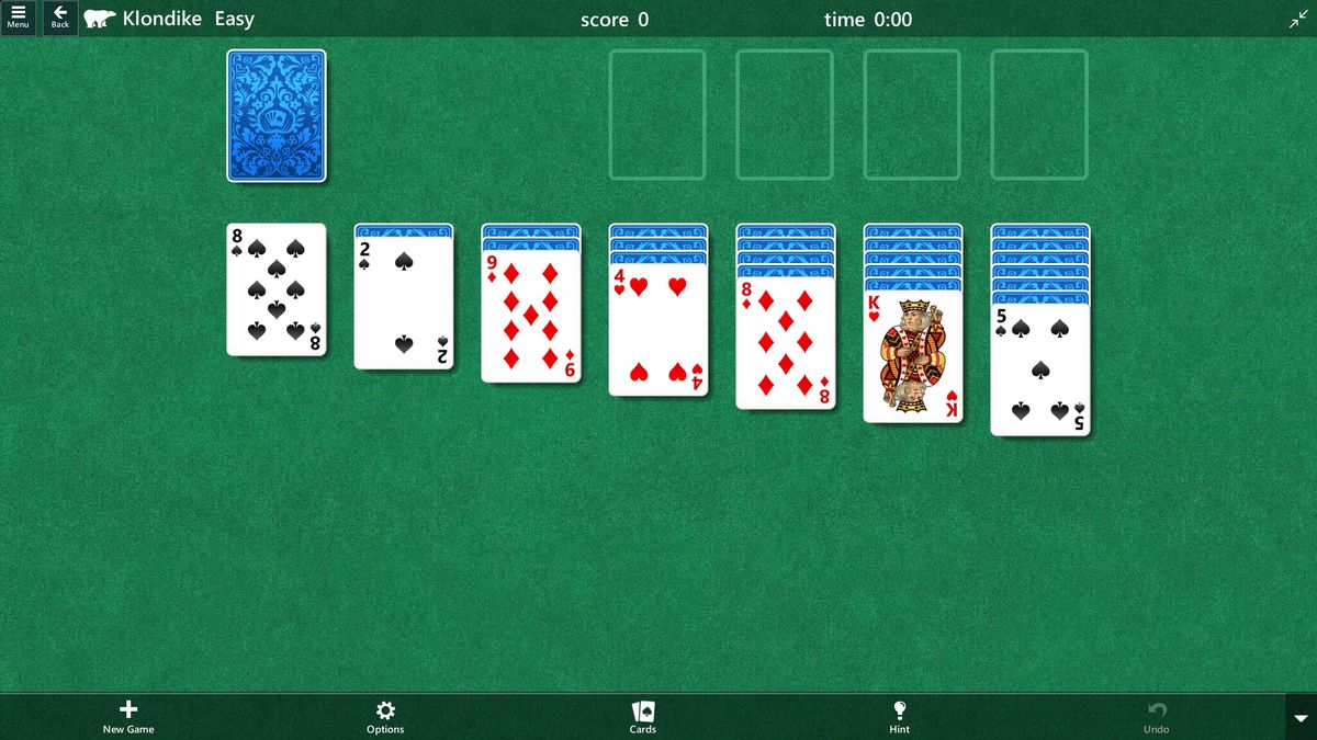 why does it take a minute to load microsoft solitaire collection