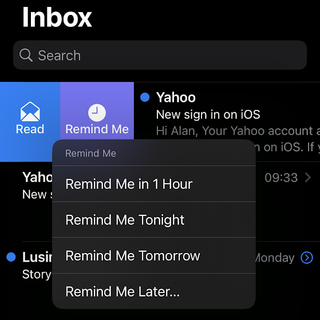 How to use email reminders on iPhone