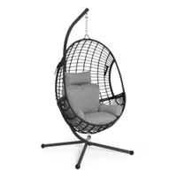 Argos Home Jaye Hanging Egg Chair - Blackwas £280now £186 at Argos