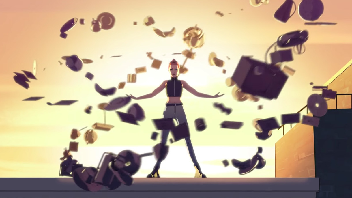 Hayley Williams in the animated video