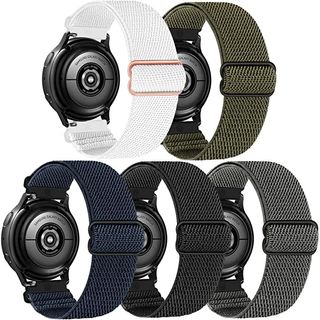 GrTrees 5 Pack Stretchy Nylon Watch Bands 20mm