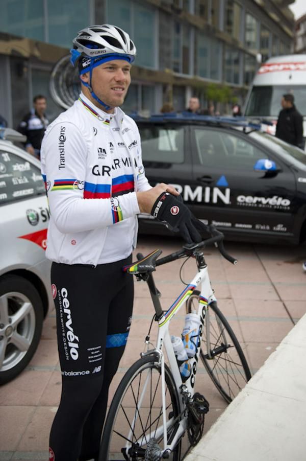 Thor Hushovd gives the impression he's finding his feet with another new team