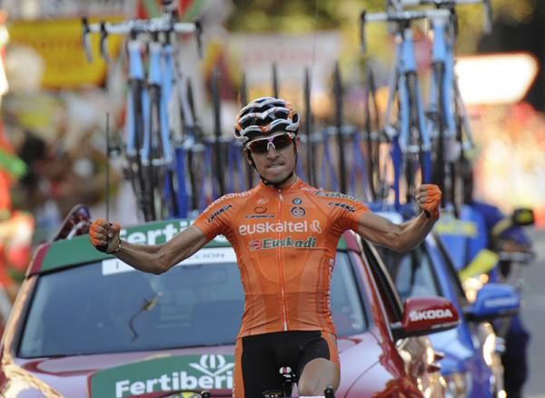 It was a day of glory for Igor Anton, winner at home for the come back of the Vuelta to Basque country