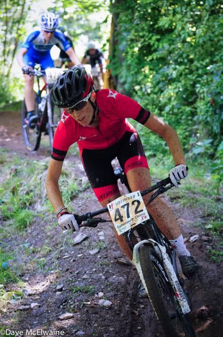 Lea Davison (Specialized) was not about to let Nash ride away