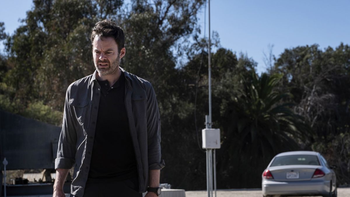 Bill Hader as Barry in a parking lot in Barry