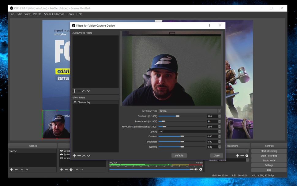 How to set up a green screen for Twitch streams Windows Central