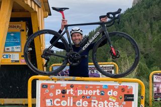 Colnago V4RS on top of the Coll de Rates