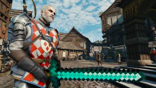 Best Witcher 3 mods - A Minecraft sword