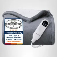 Bedsure Heated Blanket Throw Blanket