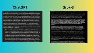 ChatGPT vs Grok-3 logo